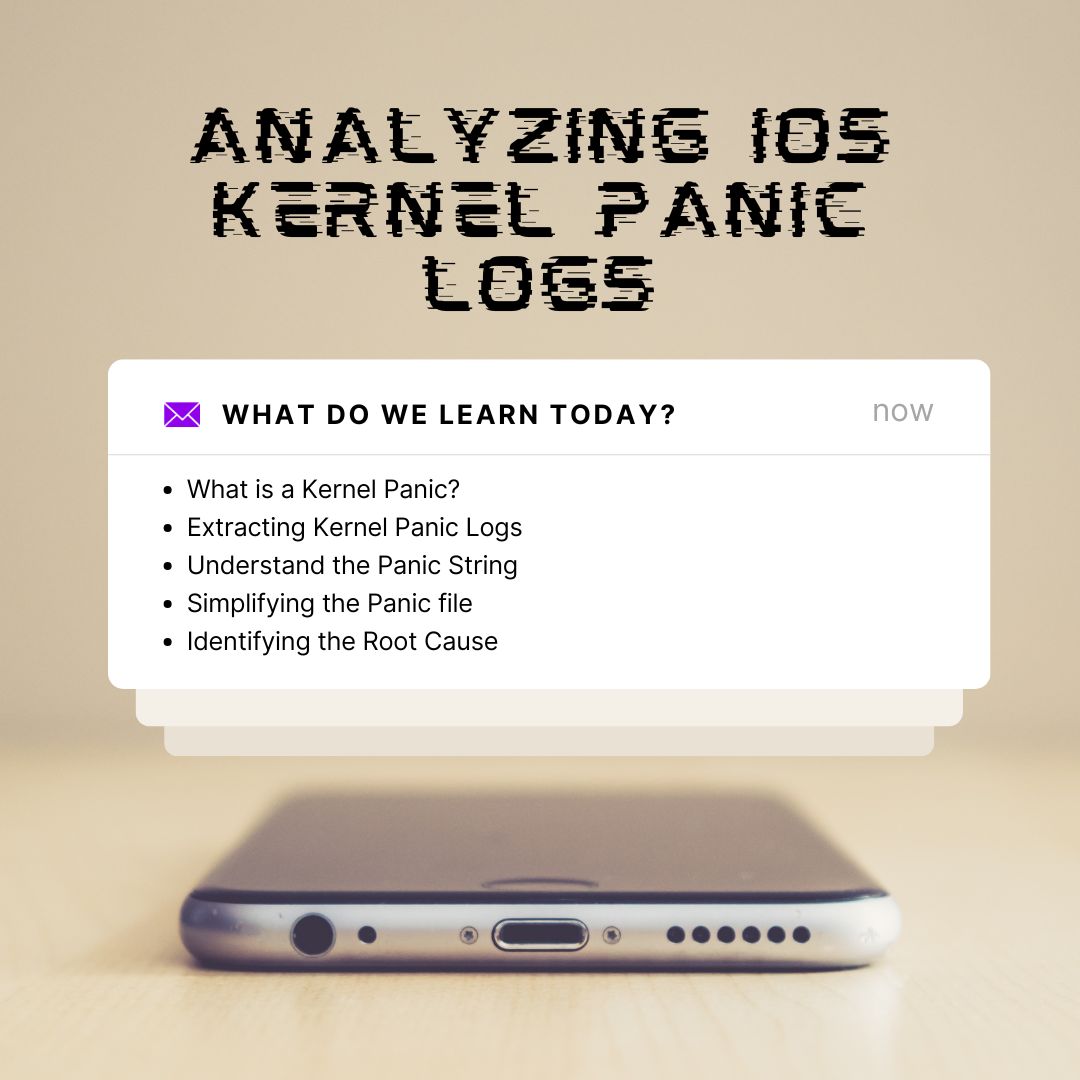 Analyzing iOS Kernel Panic Logs | 8kSec