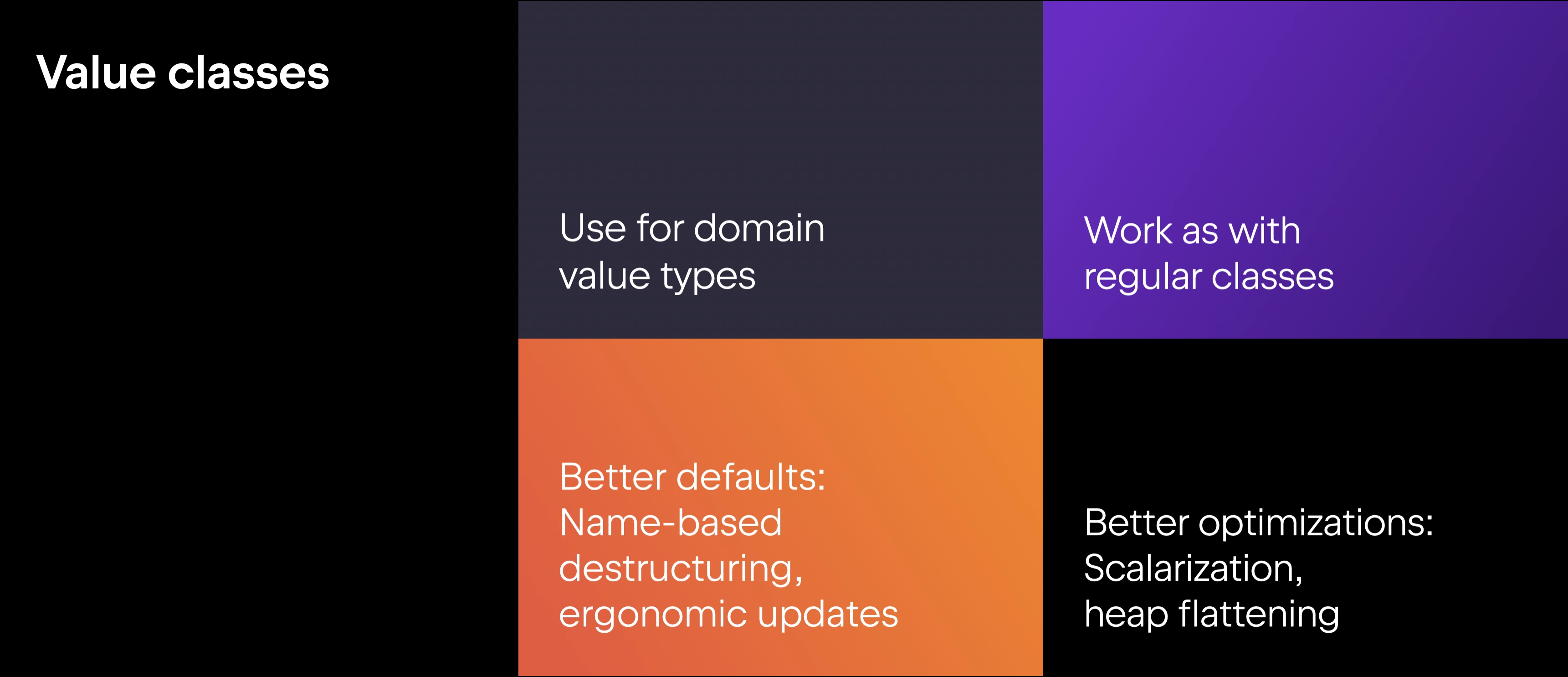 Classes valor do Kotlin