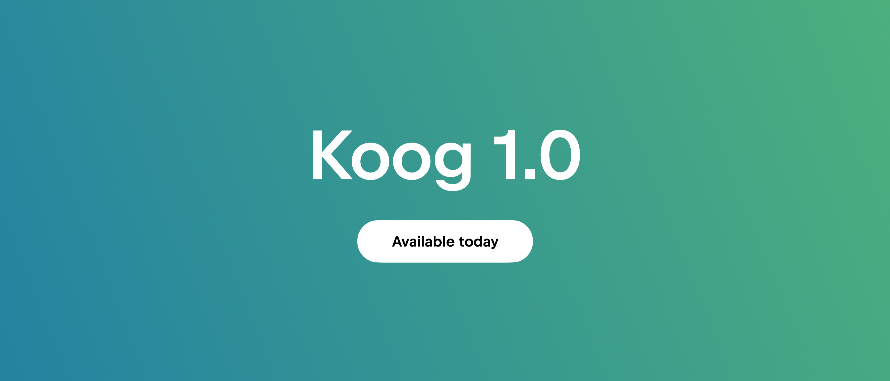 Koog 1.0