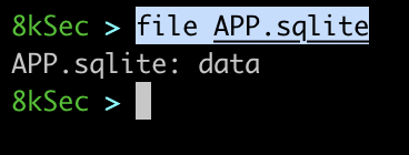 Banco de dados sqlite do EncryptedStore no diretório Documents