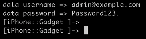 frida-1-7: Frida output showing credentials read via jsCallback and CModule