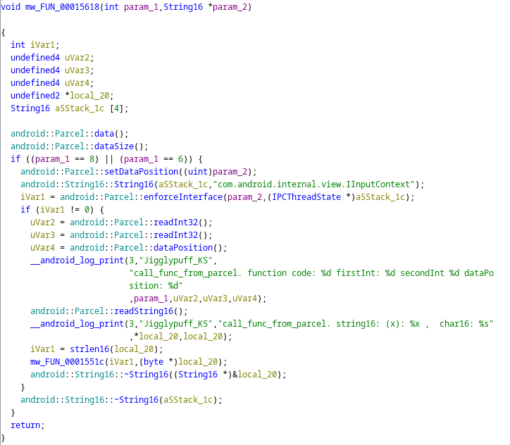 referência do framework IInputContext no libk
