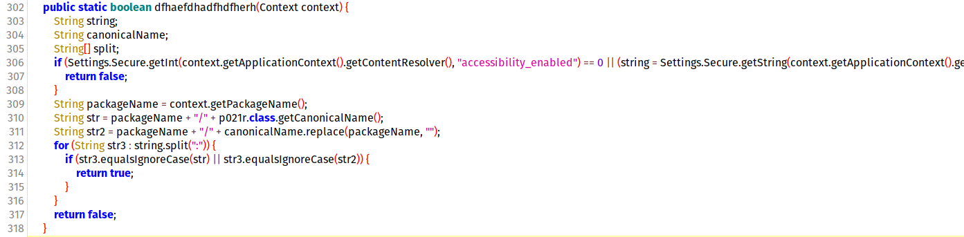 Verificação de configurações de acessibilidade em Cgoto